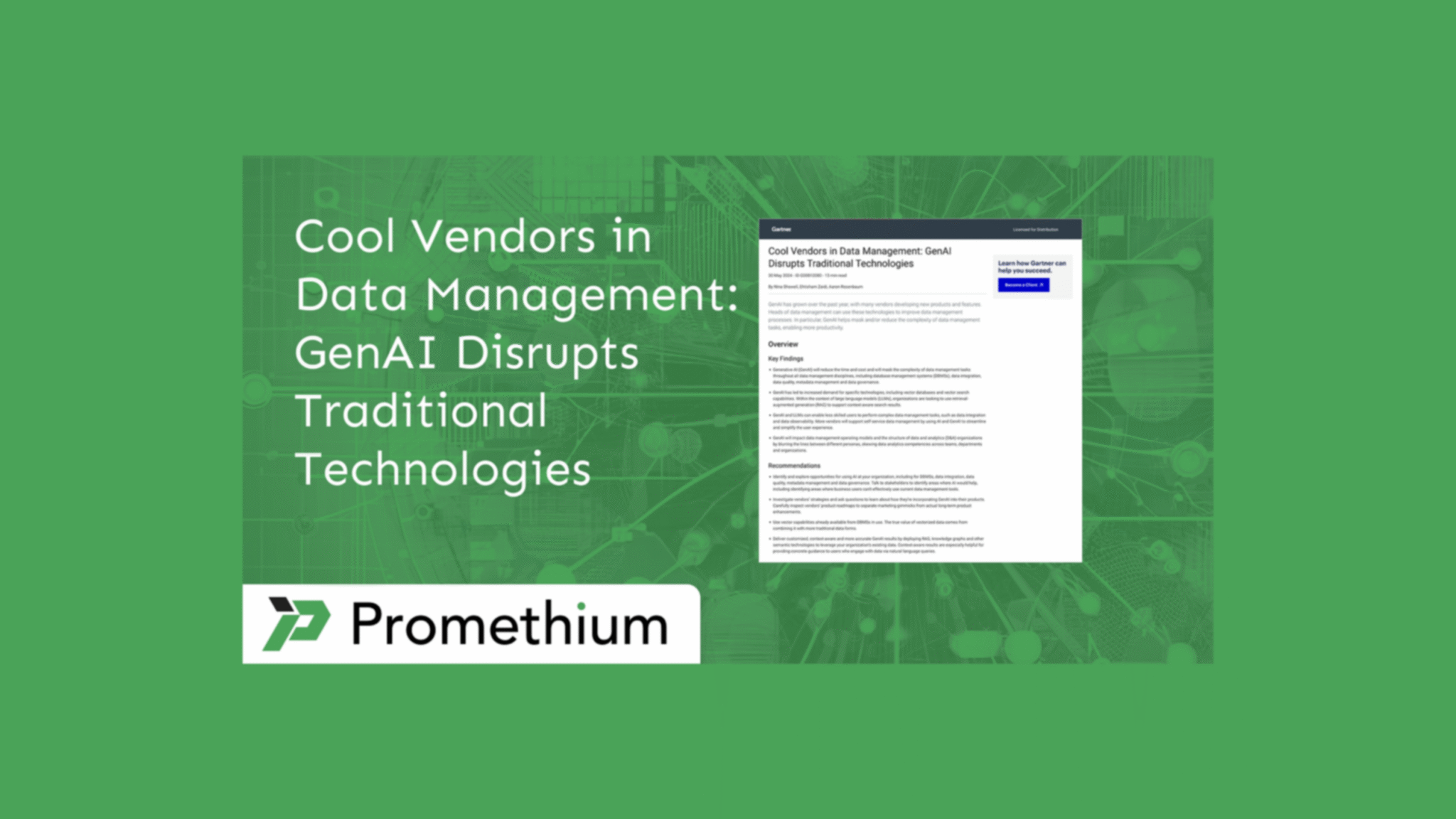 Promethium Named a 2024 Cool Vendor in Data Management GenAI Disrupts