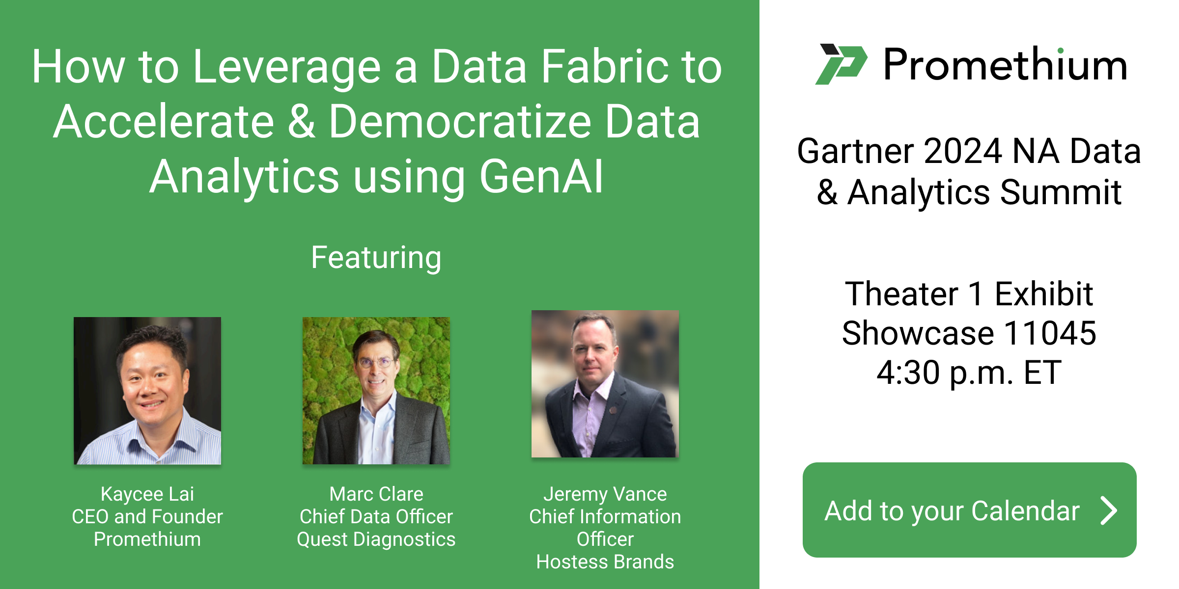 Speaking Session Gartner Generative AI