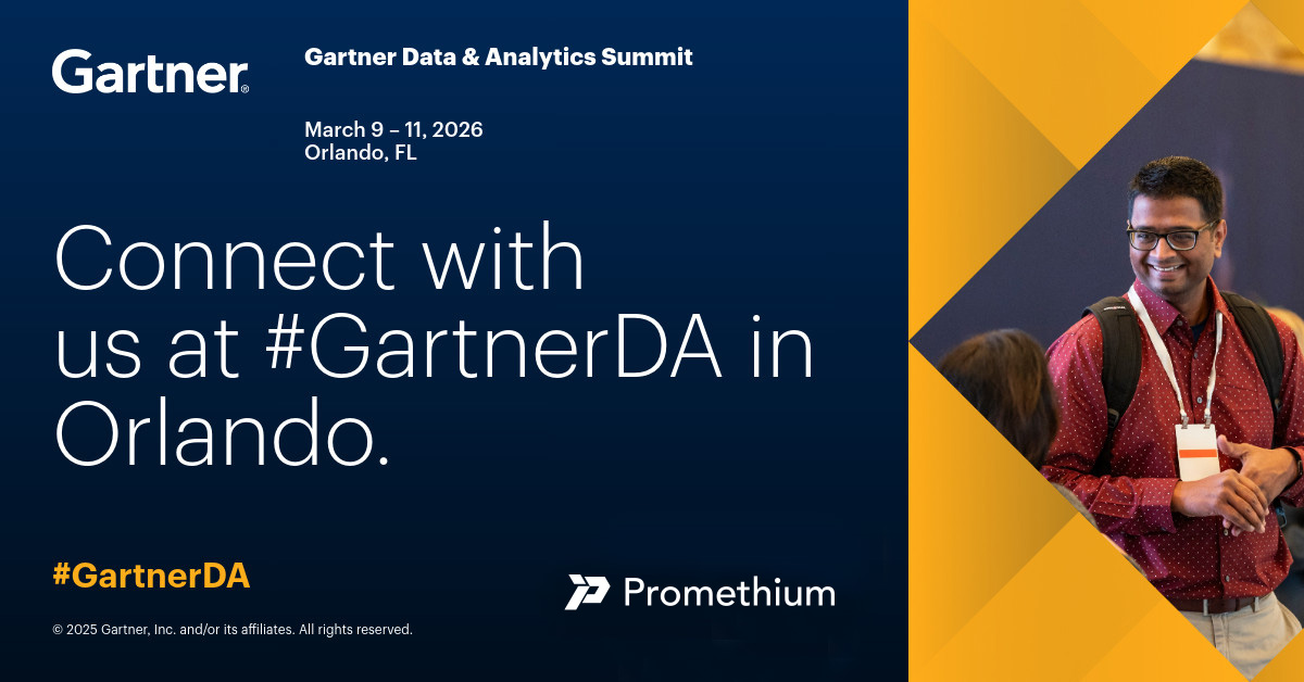 Meet Promethium at the Gartner Data & Analytics Summit in Orlando from March 9-11, 2026.